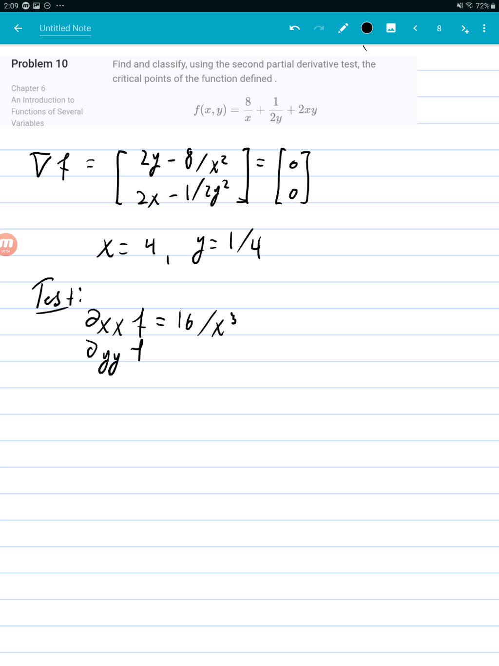 solved-find-and-classify-using-the-second-partial-derivative-test-the