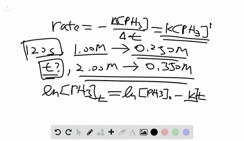 the-rate-law-for-the-decomposition-of-phosphine-ph_-_3-is-text-rate-fracdeltaleftmathrmph_3rightdelt