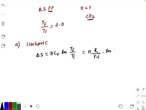 a-in-an-isochoric-process-the-entropy-change-will-be-delta-sint_t_1t_f-fracc_v-d-ttc_v-ln-fract_ft_i