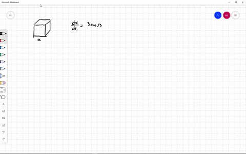 if-each-edge-of-a-cube-is-increasing-at-the-constant-rate-of-3-mathrmcm-mathrms-how-fast-is-the-volu