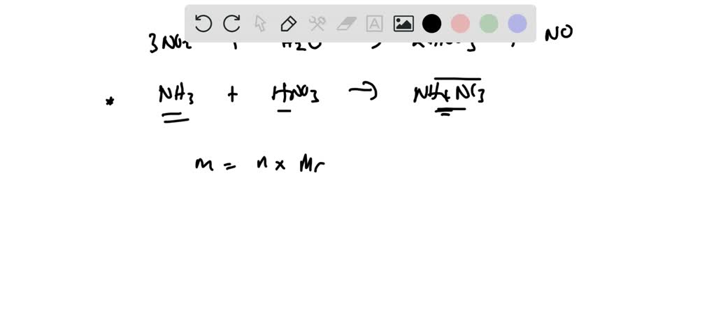 SOLVED:Write the equation for the preparation of ammonium nitrate from ...