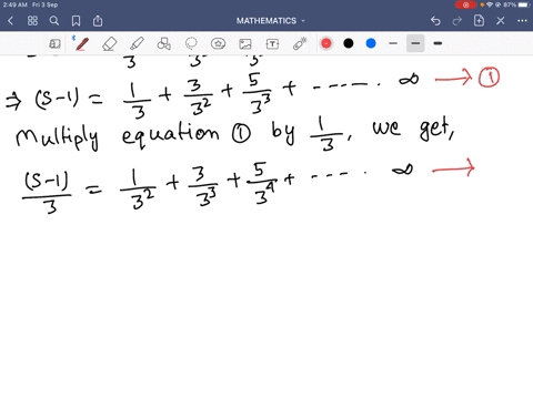 sum-the-series-1frac13frac332frac533ldots-to-infty