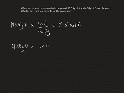 when-an-oxide-of-potassium-is-decomposed-1955-g-of-mathrmk-and-400-mathrmg-of-mathrmo-are-obtained-w