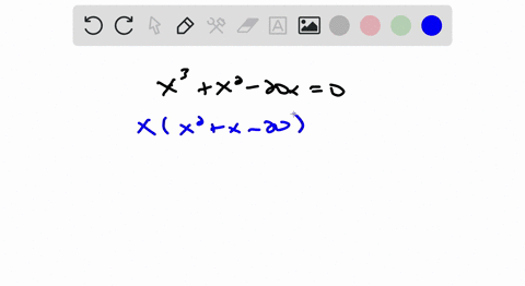 solve-each-equation-and-check-the-solutions-x3x2-20-x0
