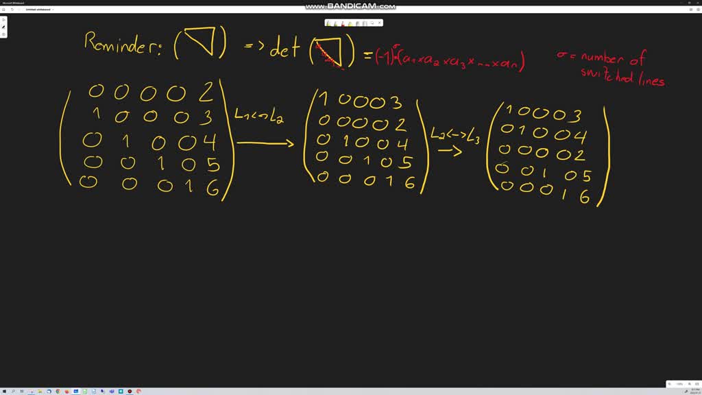 SOLVED:State whether the following augmented matrices are in RREF and ...