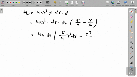 let-there-be-a-spherically-symmetric-charge-distribution-with-charge-density-varying-as-rhorrho_0lef