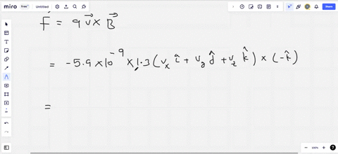 a-particle-with-charge-590-mathrmnc-is-moving-in-a-uniform-magnetic-field-overrightarrowboldsymbolb-