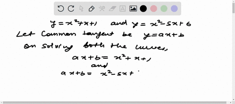 find-the-common-tangent-to-the-curves-yx2x1-and-yx2-5-x6