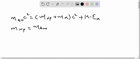 ii-the-americium-nucleus-241-mathrmam-decays-to-a-neptunium-nucleus-37-mathrmnp-by-emitting-an-alpha