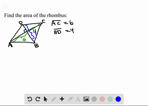 in-exercises-1-20-find-the-area-of-each-figure-a-rhombus-with-diagonals-4-and-6