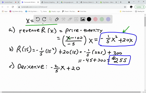the-price-p-in-dollars-and-the-quantity-x-sold-of-a-certain-product-obey-the-demand-equation-x-5-p10
