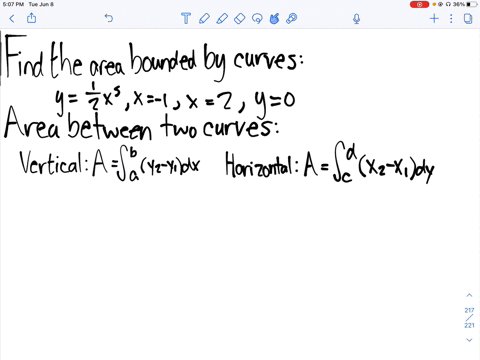 find-the-areas-bounded-by-the-indicated-curves-yfrac12-x5-x-1-x2-y0-2