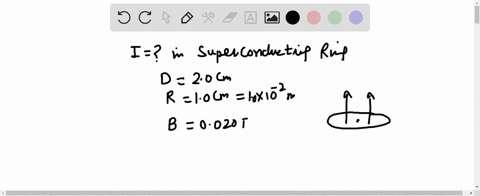 determine-the-current-generated-in-a-superconducting-ring-of-niobium-metal-200-mathrmcm-in-diameter-