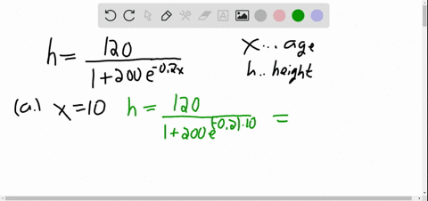 SOLVED:Heloht of trees The growth in height of trees is frequently ...
