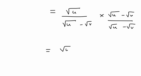 rationalize-the-denominator-and-simplify-completely-fracsqrtusqrtu-sqrtv