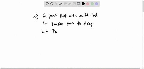 a-ball-hangs-from-a-string-attached-to-the-ceiling-as-shown-in-the-diagram-a-what-forces-act-on-the-