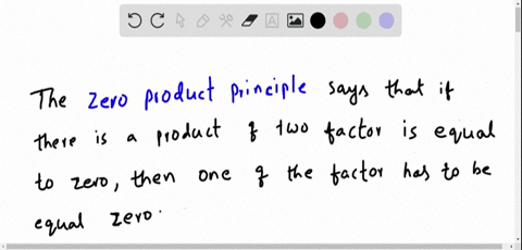 what-is-the-zero-product-principle