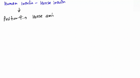 human-and-horse-insulin-are-both-composed-of-two-polypeptide-chains-with-one-chain-containing-21-ami