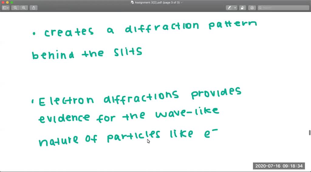 electron diffraction including experimental evidence of this effect