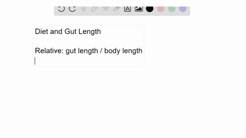 SOLVED:Why did the researchers compare relative gut length instead of ...