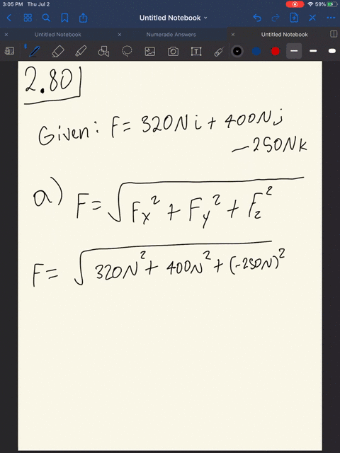 determine-the-magnitude-and-direction-of-the-force-mathbff320-mathrmn-mathbfi-400-mathrmn-mathbfj-25