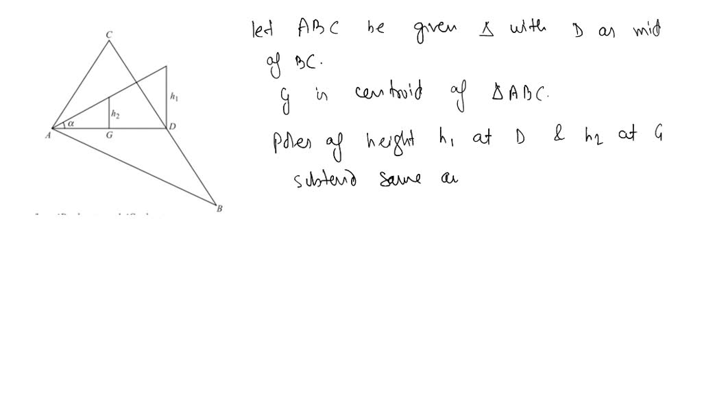 SOLVEDCentroid of triangle from base lies at a. One third of its