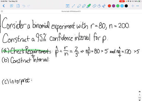 basic-computation-confidence-interval-for-p-consider-n200-binomial-trials-with-r80-successes-a-check