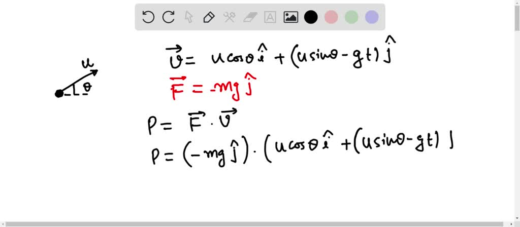 SOLVED:A heavy particle is projected with a velocity at an angle with ...