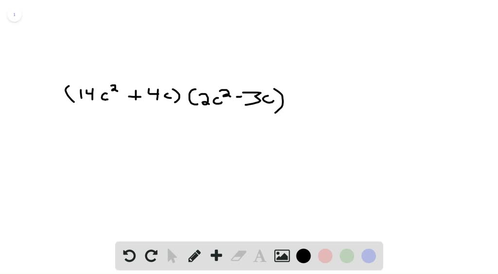 Solved:for The Following Exercises, Find The Product. (14 C^2+4 C)(2 C 