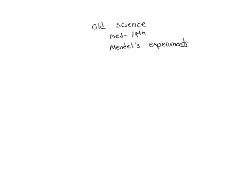 genetics-is-said-to-be-both-a-very-old-science-and-a-very-young-science-explain-what-is-meant-by-thi