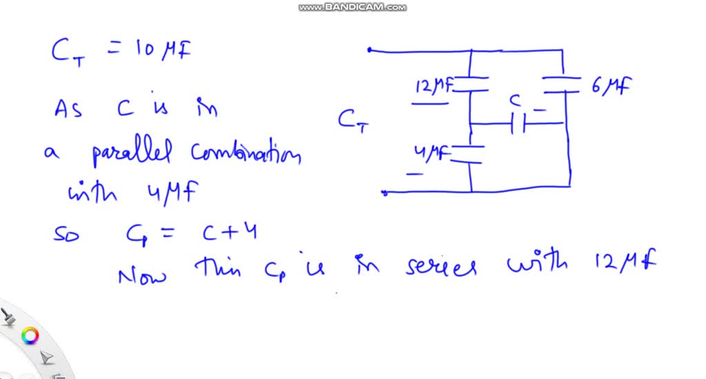 A 30-μF capacitor is connected in parallel with a 60-μF capacitor, and ...