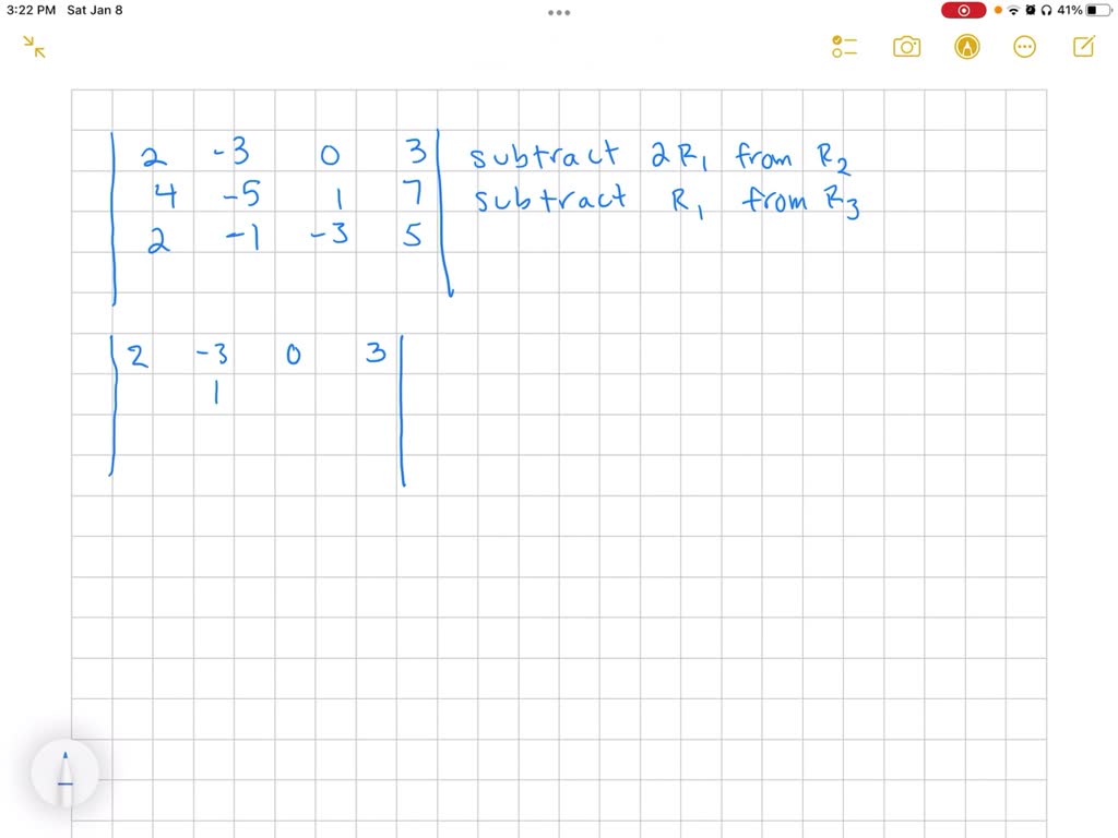 ⏩SOLVED:Apply elimination (circle the pivots) and back-substitution ...