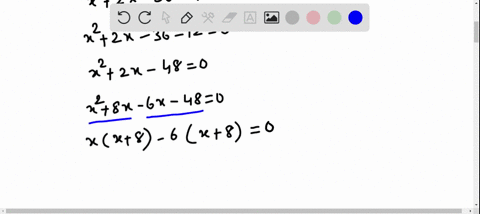 solve-quadleftx22-x-36right12
