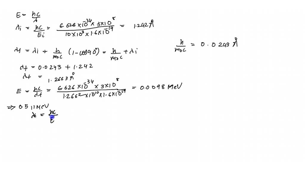 ⏩SOLVED:. A photon is Compton scattered by an electron through an ...