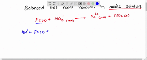 balance-this-redox-reaction-in-acidic-solution-mathrmfemathrmsmathrmno_3-mathrmaq-longrightarrow-mat