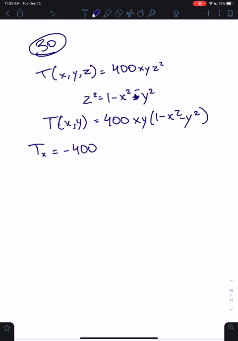 suppose-that-the-celsius-temperature-at-the-point-x-y-z-on-the-sphere-x2y2z21-is-t400-x-y-z2-locate-