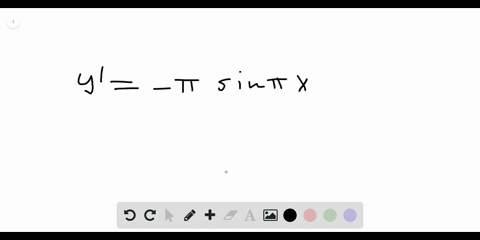 a-find-the-differential-dy-and-b-evaluate-dy-for-the-given-values-of-x-and-dx-y-cos-pi-x-x-frac-13-d