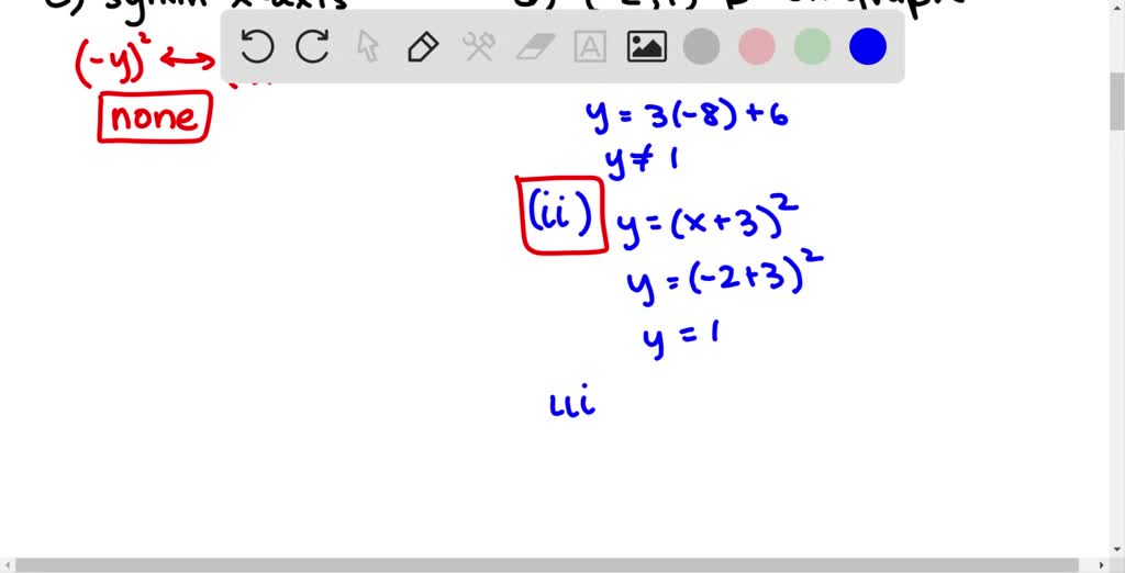 Solved Capstone Match The Equation Or Equations With The Given Characteristic I Y 3x 3 3x Ii Y X 3 2 Iii Y 3x 3 Iv Y Sqrt 3 X V Y