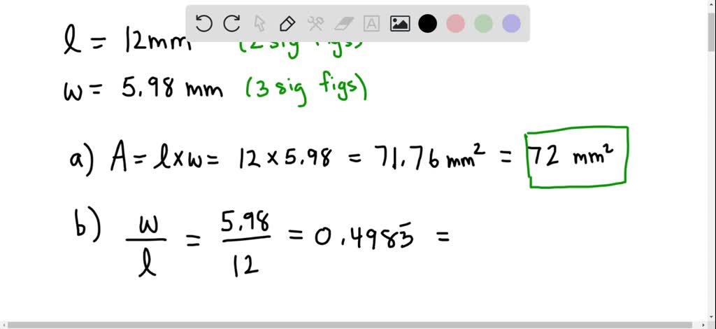 SOLVED:With a wooden ruler you measure the length…