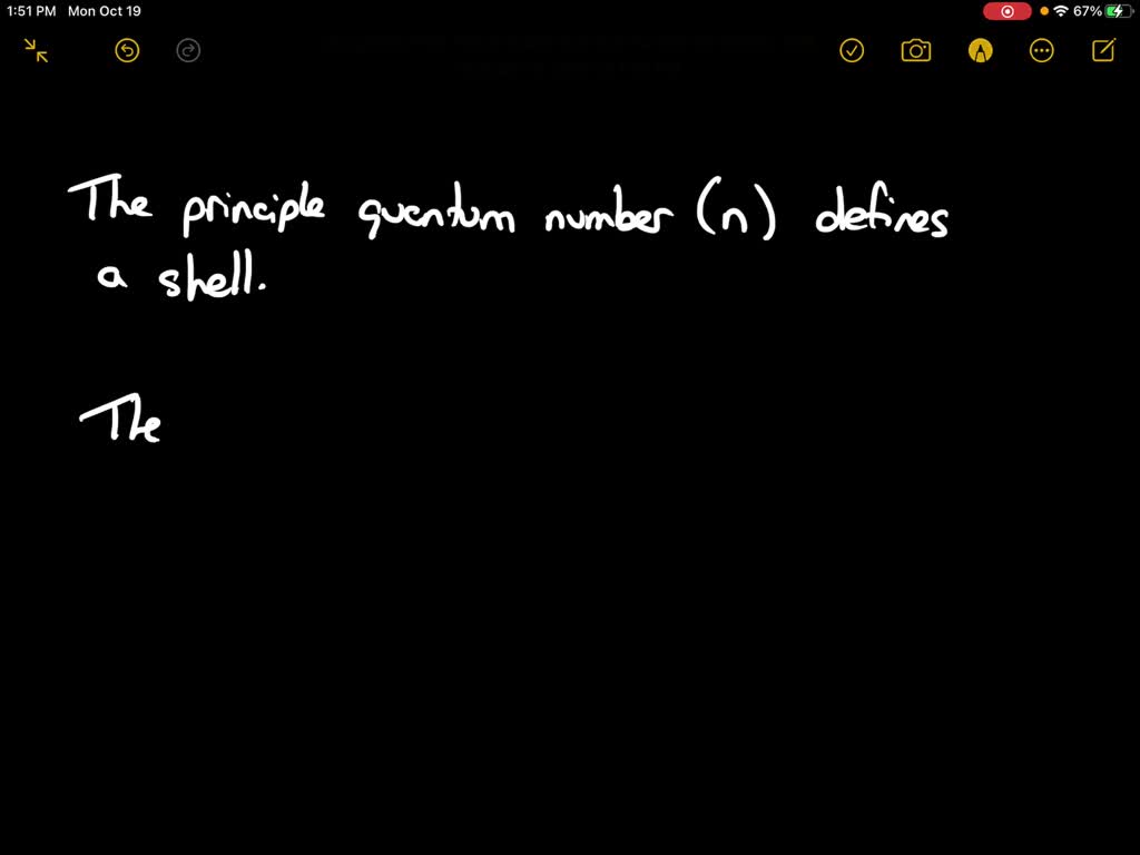 SOLVEDWhich quantum number defines a shell? Which quantum numbers