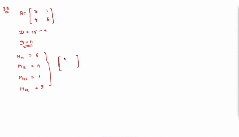 find-a-operatornamedeta-b-the-matrix-of-cofactors-m_cmathrmc-adj-a-and-if-possible-mathrmd-a-1-aleft
