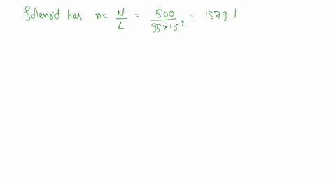 a-solenoid-that-is-950-mathrmcm-long-has-a-radius-of-200-mathrmcm-and-a-winding-of-1500-turns-it-car