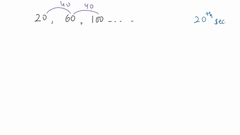 SOLVED:A rocket rises 20 feet in the first second, 60 feet in the