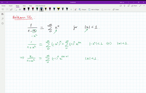 give-the-interval-of-convergence-for-the-resulting-series-gxln-left1x2right-text-using-fxfracx1x2