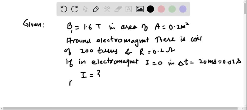 Solved A Strong Electromagnet Produces A Uniform Magnetic Field Of 1 60