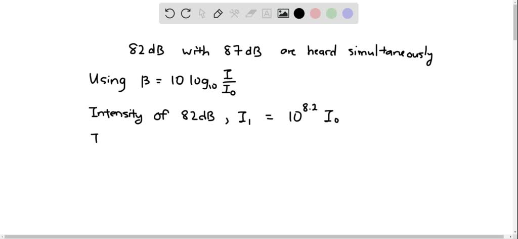 87db Example What is the resultant sound level when an 82 -dB sound and an 87-dB ...