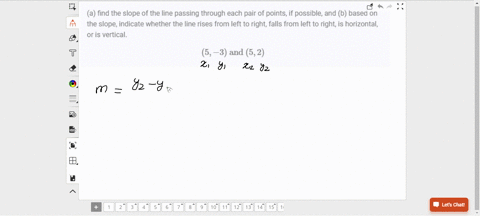 a-find-the-slope-of-the-line-passing-through-each-pair-of-points-if-possible-and-b-based-on-the-sl-9