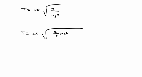SOLVED:The time of oscillation, t, of a pendulum is given by t=2 \pi ...