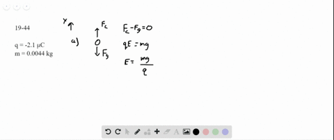 an-object-with-a-charge-of-21-mu-mathrmc-and-a-mass-of-00044-mathrmkg-experiences-an-upward-electric