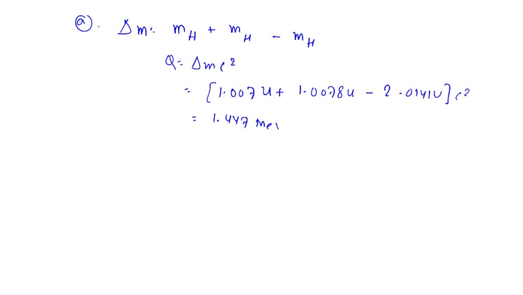SOLVED:Energy is generated in the Sun and other stars by fusion. One of ...